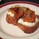 The completed bruschetta photographed so well that it made me feel like a food blogger.